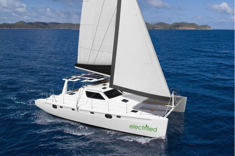 Crewed Sailing Catamaran Voyage 480 ELECTRIC photo 4
