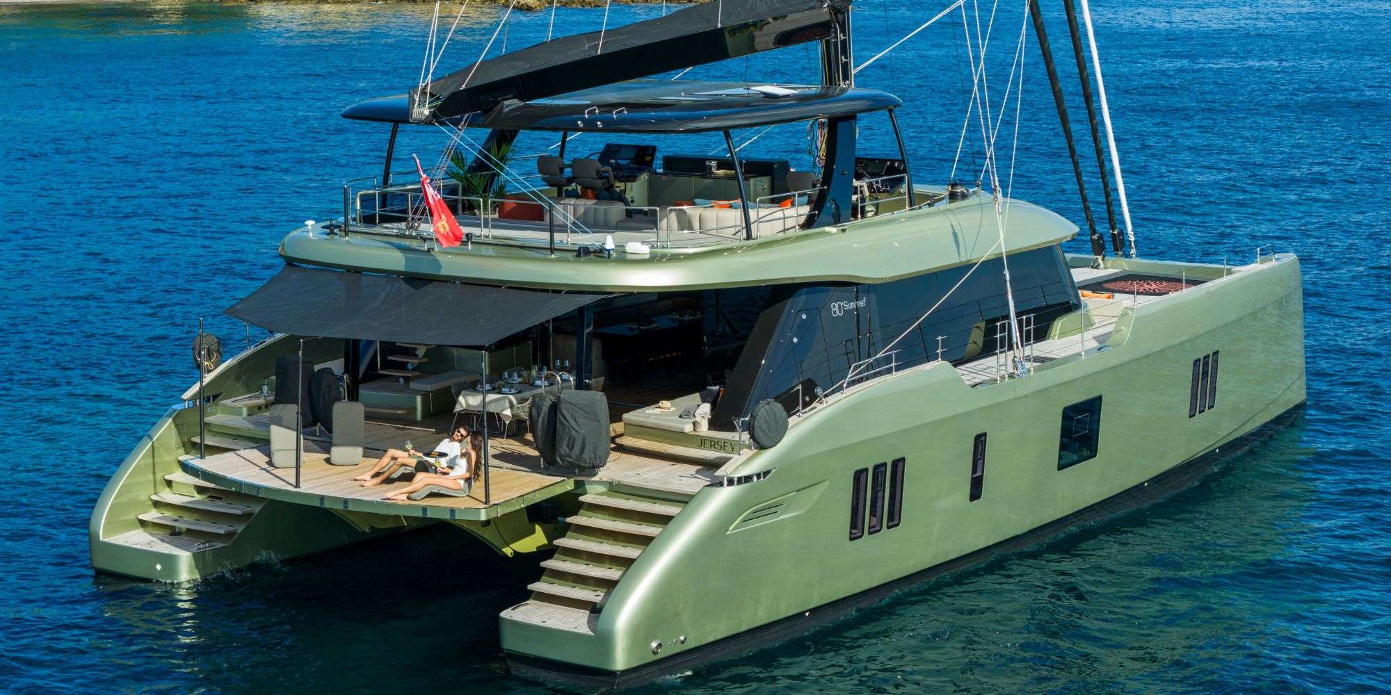 Luxury Crewed Catamaran A PLAN photo 4