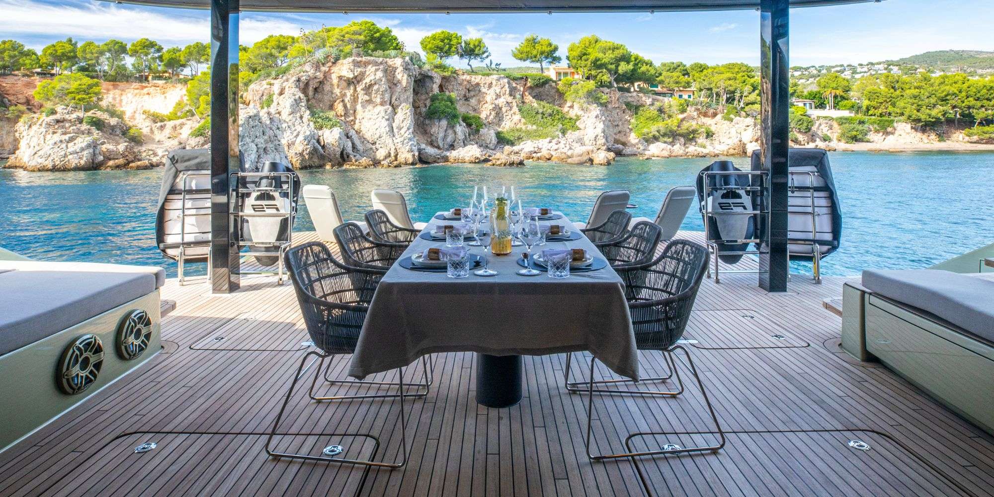 Luxury Crewed Catamaran A PLAN photo 8