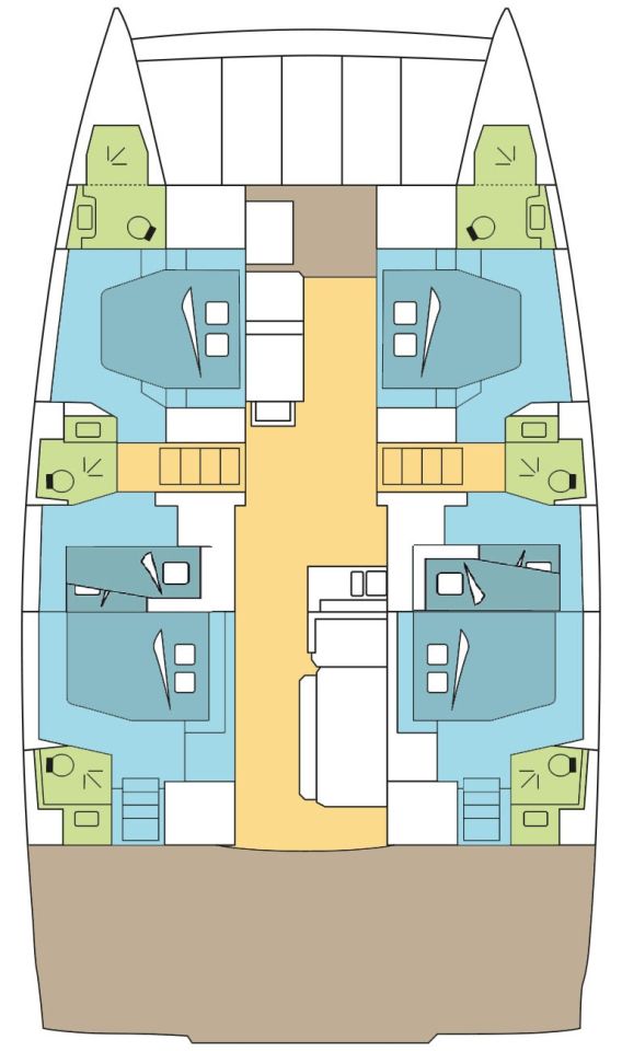 Bareboat Catamaran AGROS- BALI 4.8 photo 3