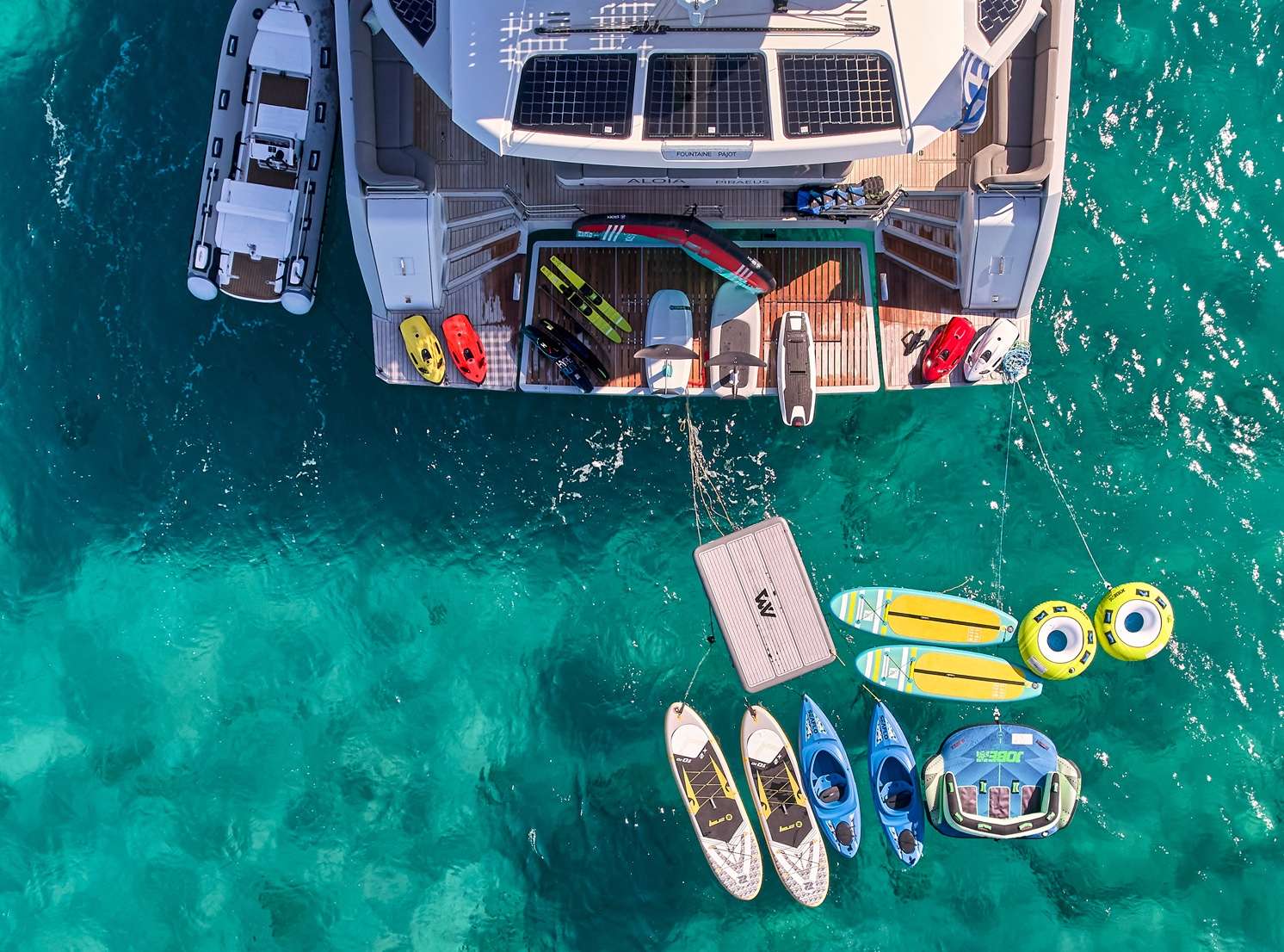 Crewed Power Catamaran ALINA photo 5