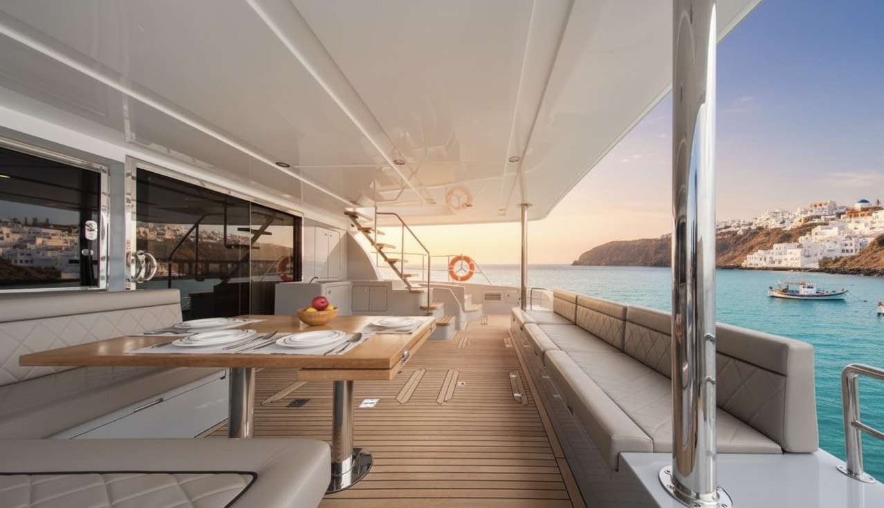 Luxury Crewed Catamaran ANDARE OLTRE photo 5