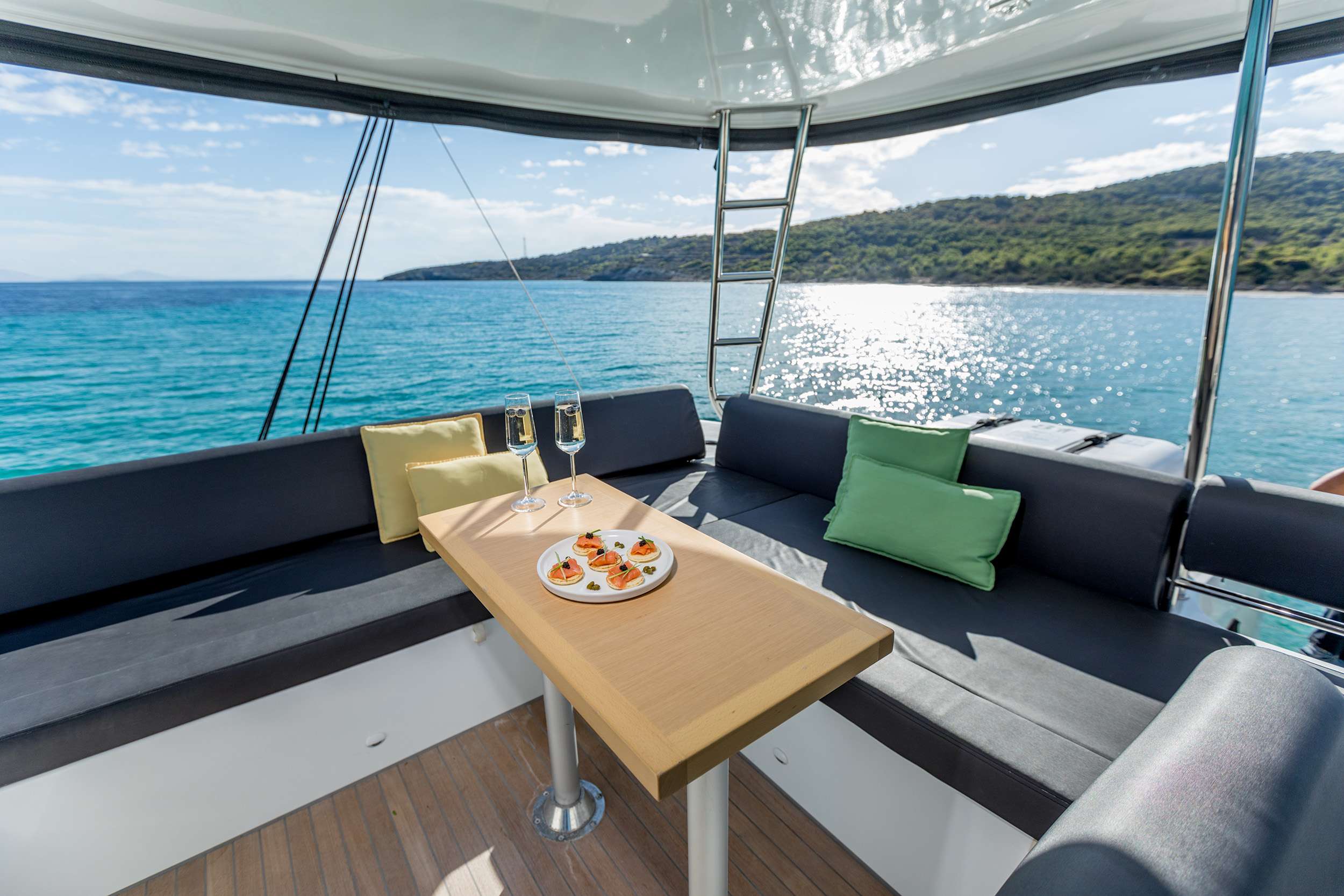 Luxury Crewed Catamaran BABALU 51 photo 8
