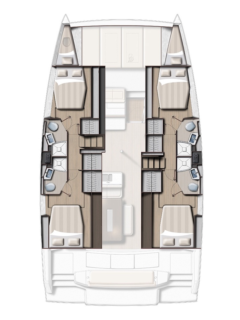 Bareboat Catamaran Bali 4.6