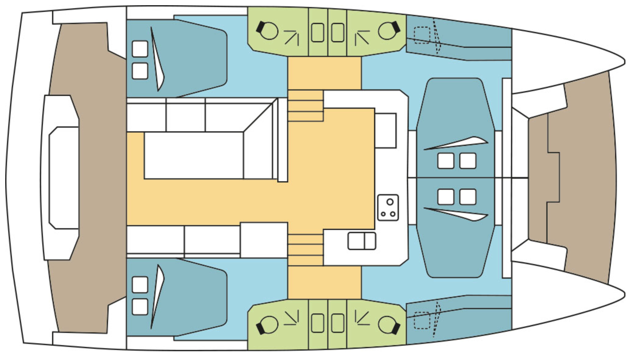 Bareboat Catamaran Bali Catspace photo 8