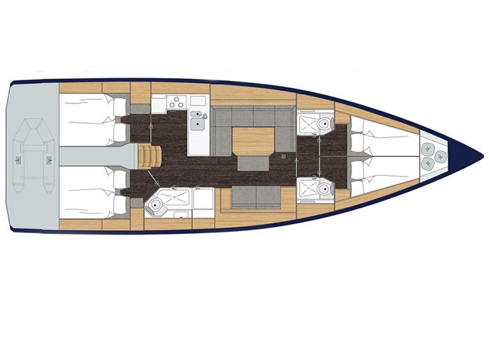 Bareboat Sailing Yacht Bavaria 45 (2018) photo 8