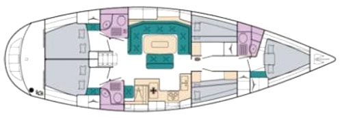 Bareboat Sailing Yacht Bavaria 50 Cruiser photo 3
