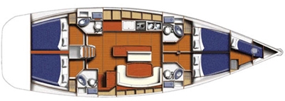 Bareboat Sailing Yacht Beneteau 51.5 photo 4