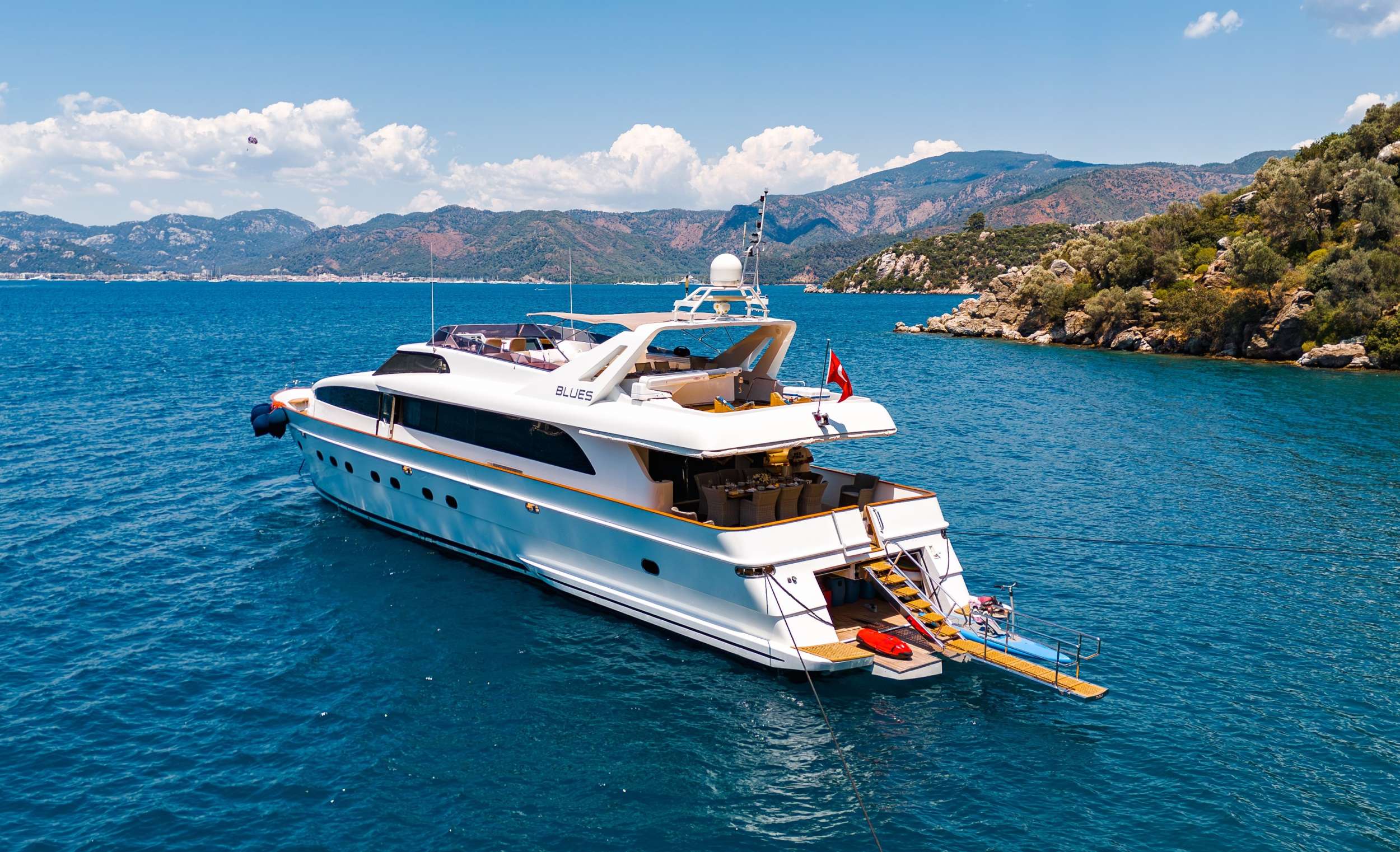 Crewed Motor Yacht BLUES photo 3