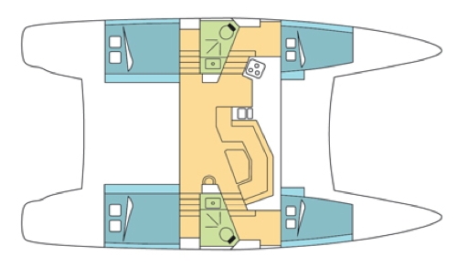 Bareboat Catamaran Catana 42 (2014) photo 8