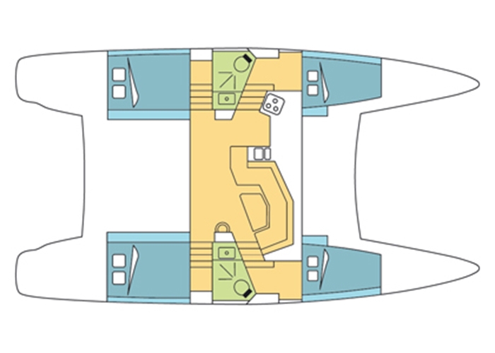 Bareboat Catamaran Catana 42 CI with watermaker photo 4