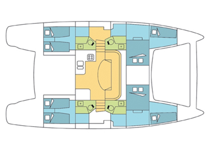 Bareboat Catamaran Catana 47 with watermaker and AC photo 3