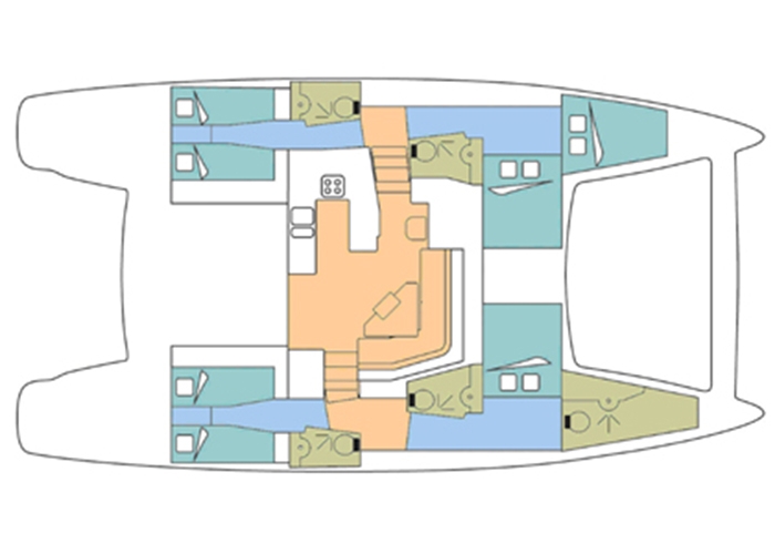 Bareboat Catamaran Catana 50 Ocean Class photo 3