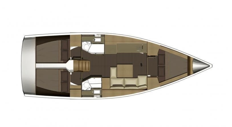 Bareboat Sailing Yacht Dufour 382 photo 5