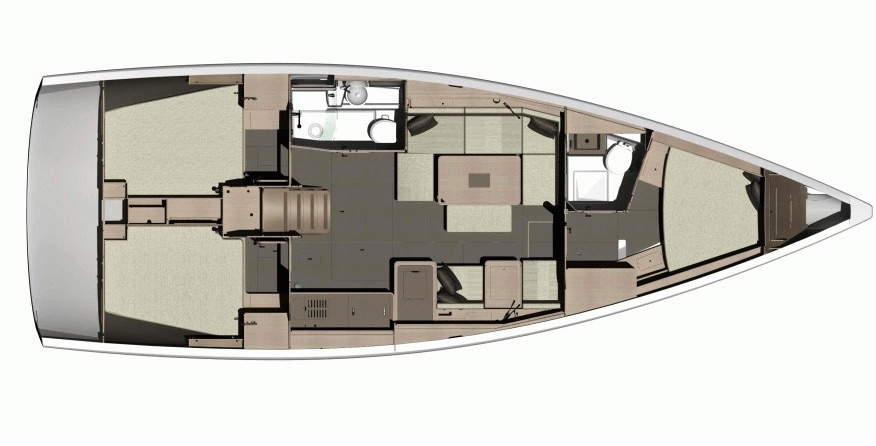 Bareboat Sailing Yacht Dufour 412 GL (2017) photo 3