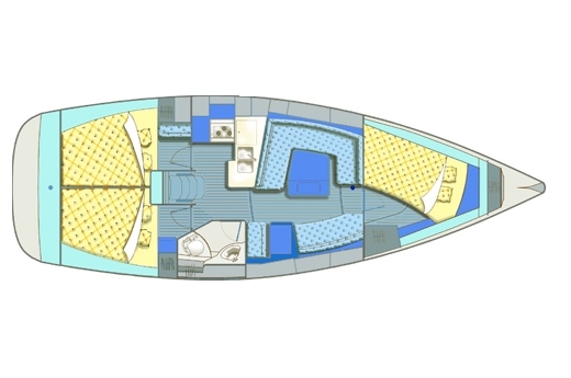 Bareboat Sailing Yacht Elan 394 photo 5