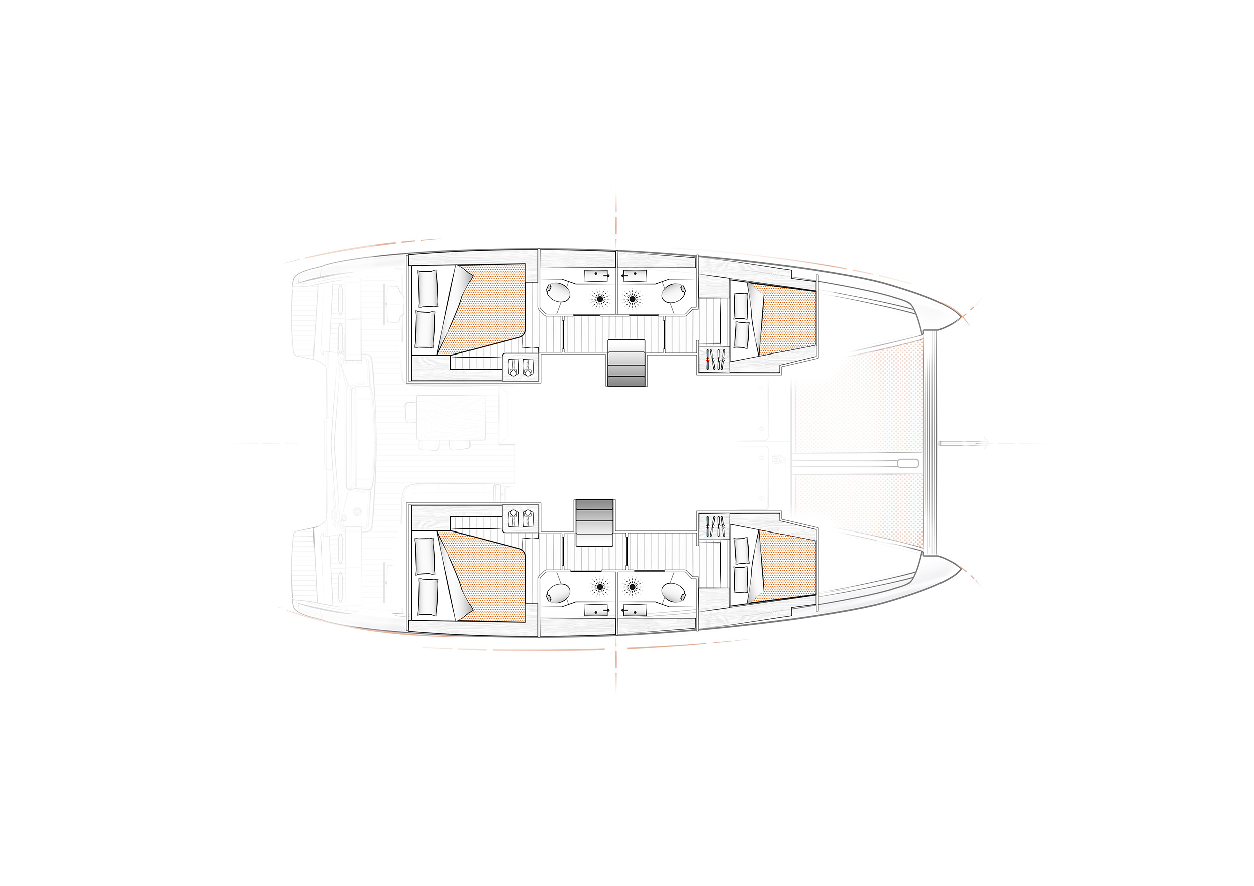 Bareboat Catamaran Excess 12 photo 8