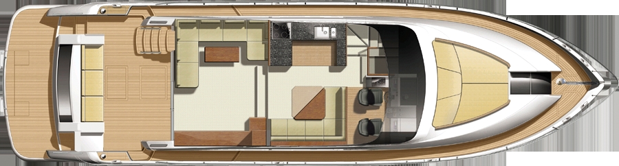 Crewed Motor Yacht Fairline Squadron 58 photo 4