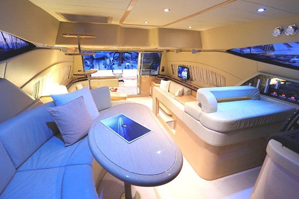 Crewed Motor Yacht Ferretti 550 Flybridge photo 3