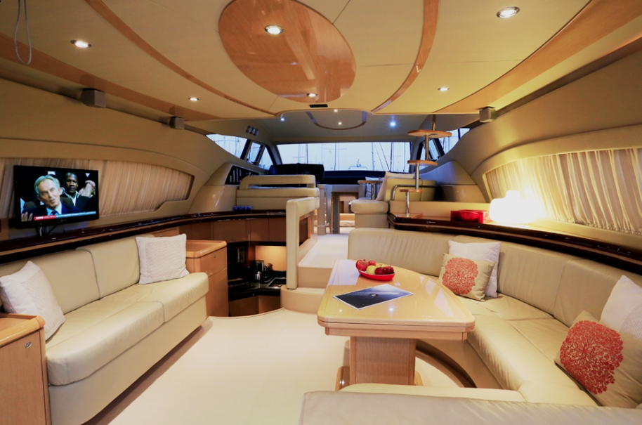 Crewed Motor Yacht Ferretti 550 Flybridge photo 4