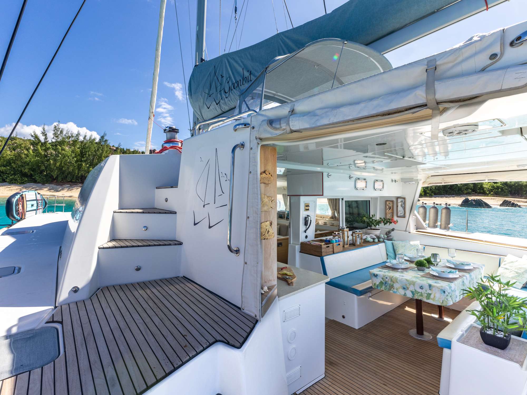 Luxury Crewed Catamaran GAMBIT photo 8