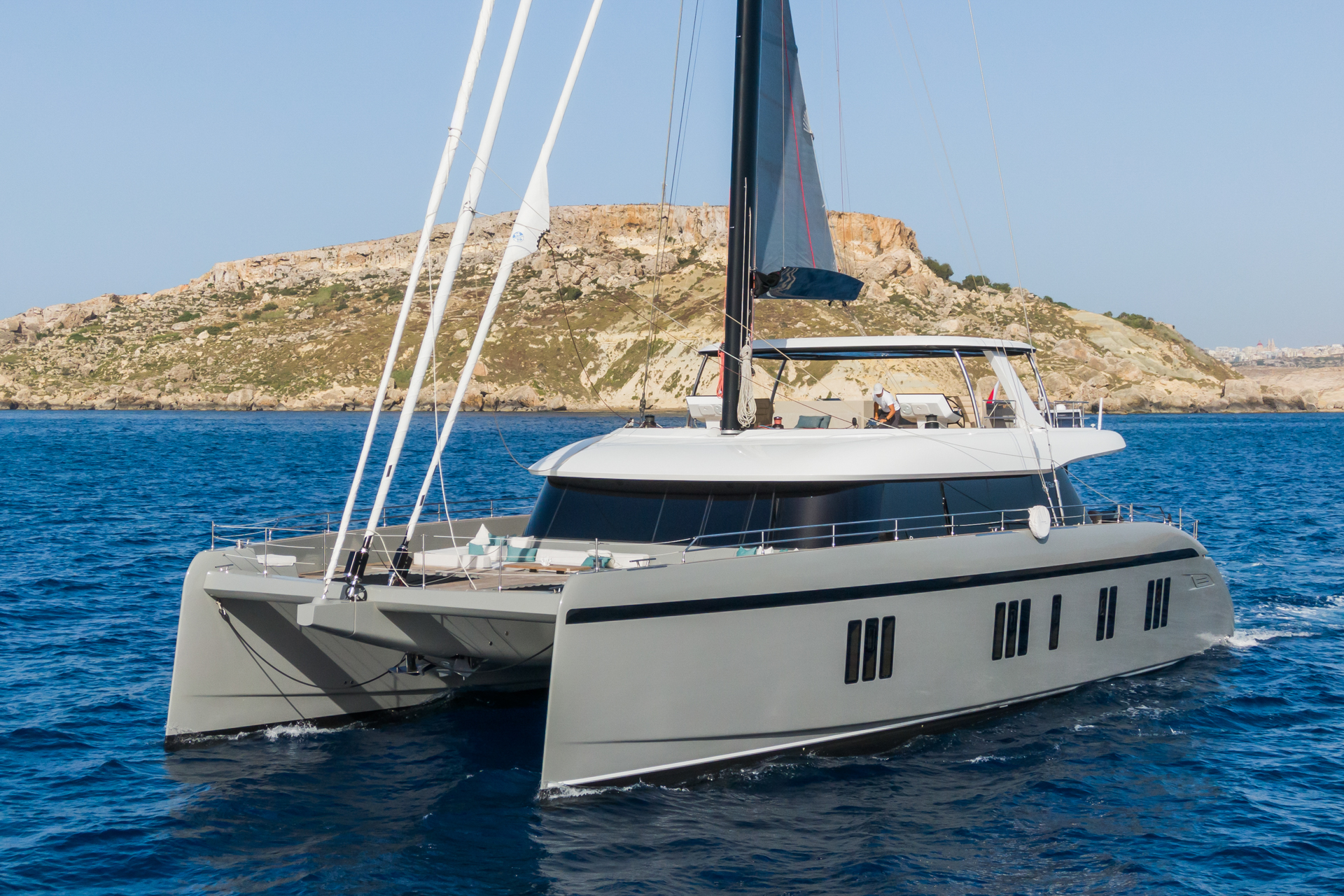 Luxury Crewed Catamaran GREYB photo 4