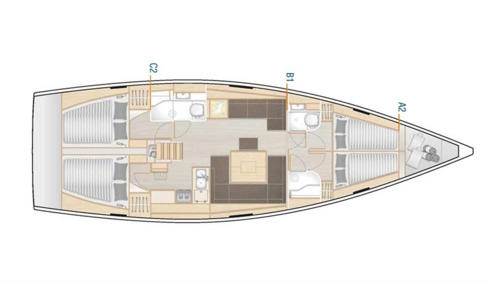 Bareboat Sailing Yacht Hanse 458 photo 7