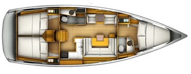 Bareboat Sailing Yacht Jeanneau 409 photo 8