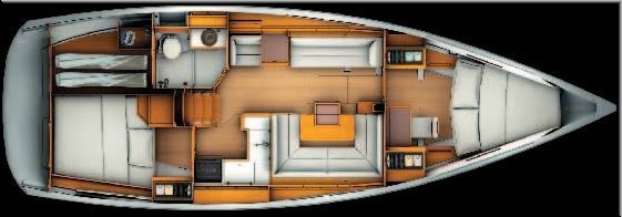 Bareboat Sailing Yacht Jeanneau 409 photo 8