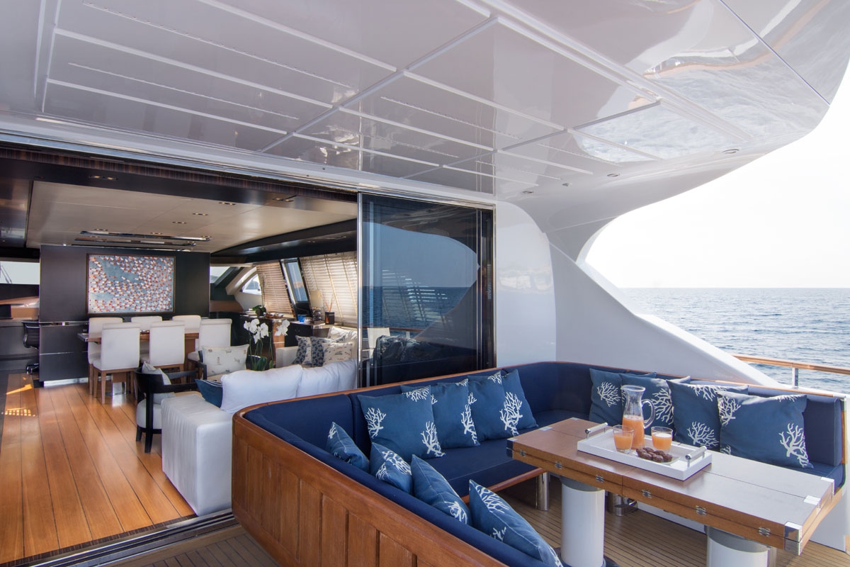 Luxury Crewed Motor Yacht KAMBOS BLUE photo 6