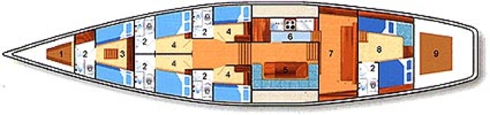 Luxury Crewed Sailing Yacht Ketch 85 photo 6