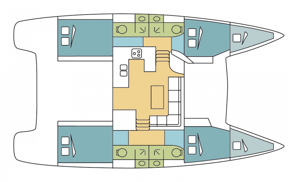Bareboat Catamaran KIA ORA photo 3