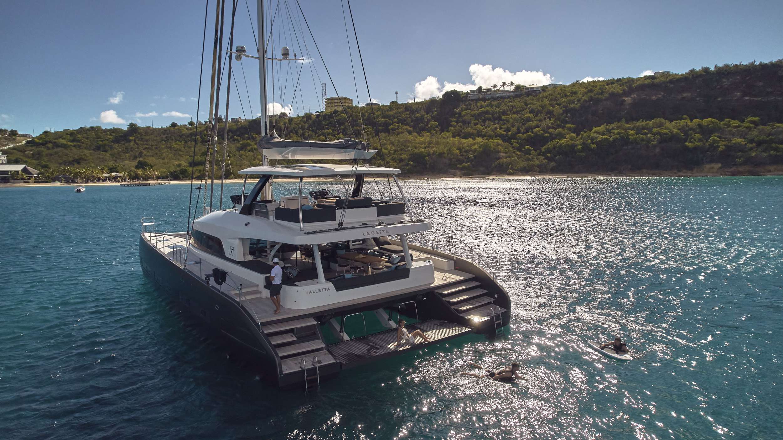 Luxury Crewed Catamaran LA GATTA photo 3