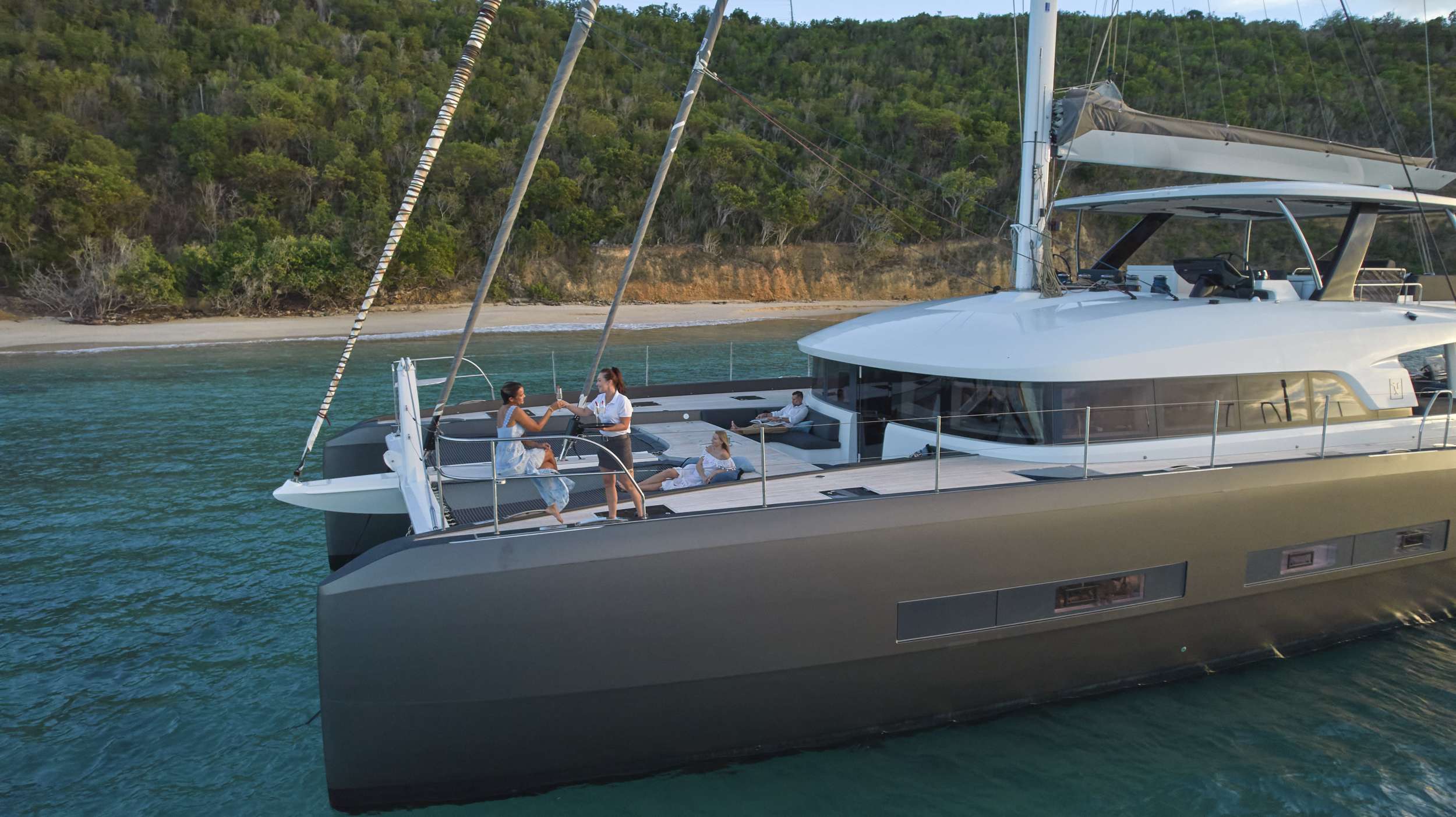 Luxury Crewed Catamaran LA GATTA photo 4