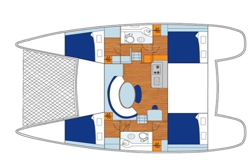 Bareboat Catamaran Lagoon 380 photo 7