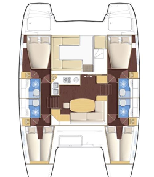 Bareboat Catamaran Lagoon 400 photo 8