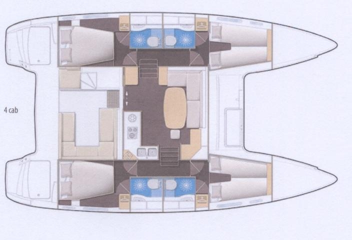 Bareboat Catamaran Lagoon 400