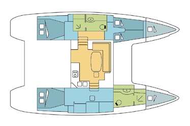 Bareboat Catamaran Lagoon 400 Owner Version photo 7