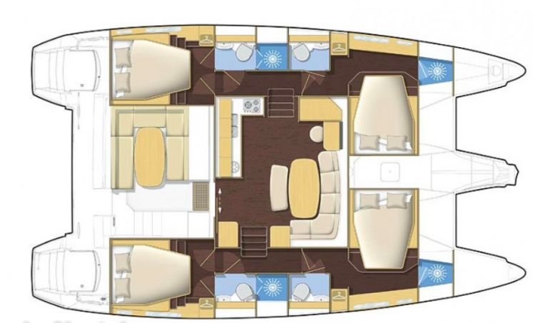 Bareboat Catamaran Lagoon 42 photo 6