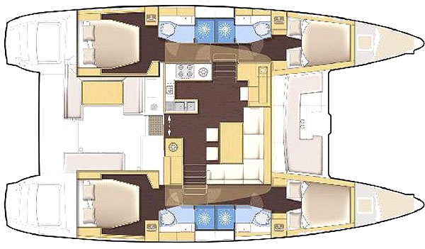 Bareboat Catamaran Lagoon 450 photo 3