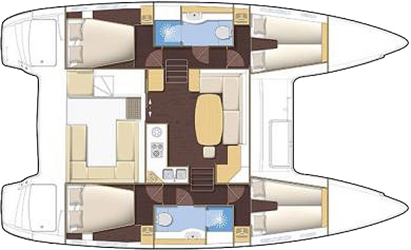Bareboat Catamaran Lagoon 450 photo 6