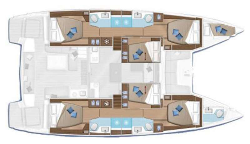 Bareboat Catamaran Lagoon 50 photo 7