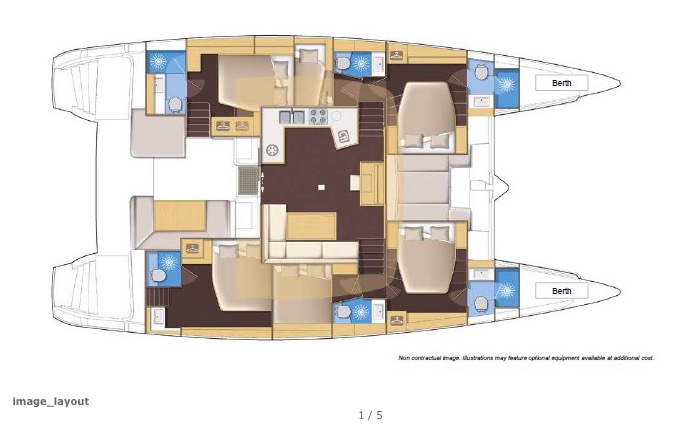 Bareboat Catamaran Lagoon 52 photo 5