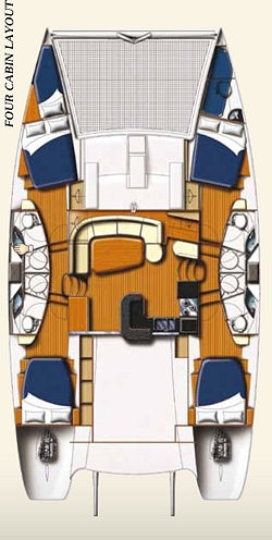 Bareboat Catamaran Leopard 46 photo 5