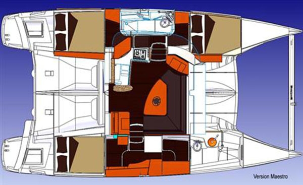 Bareboat Catamaran Lipari 41 (2014) photo 4