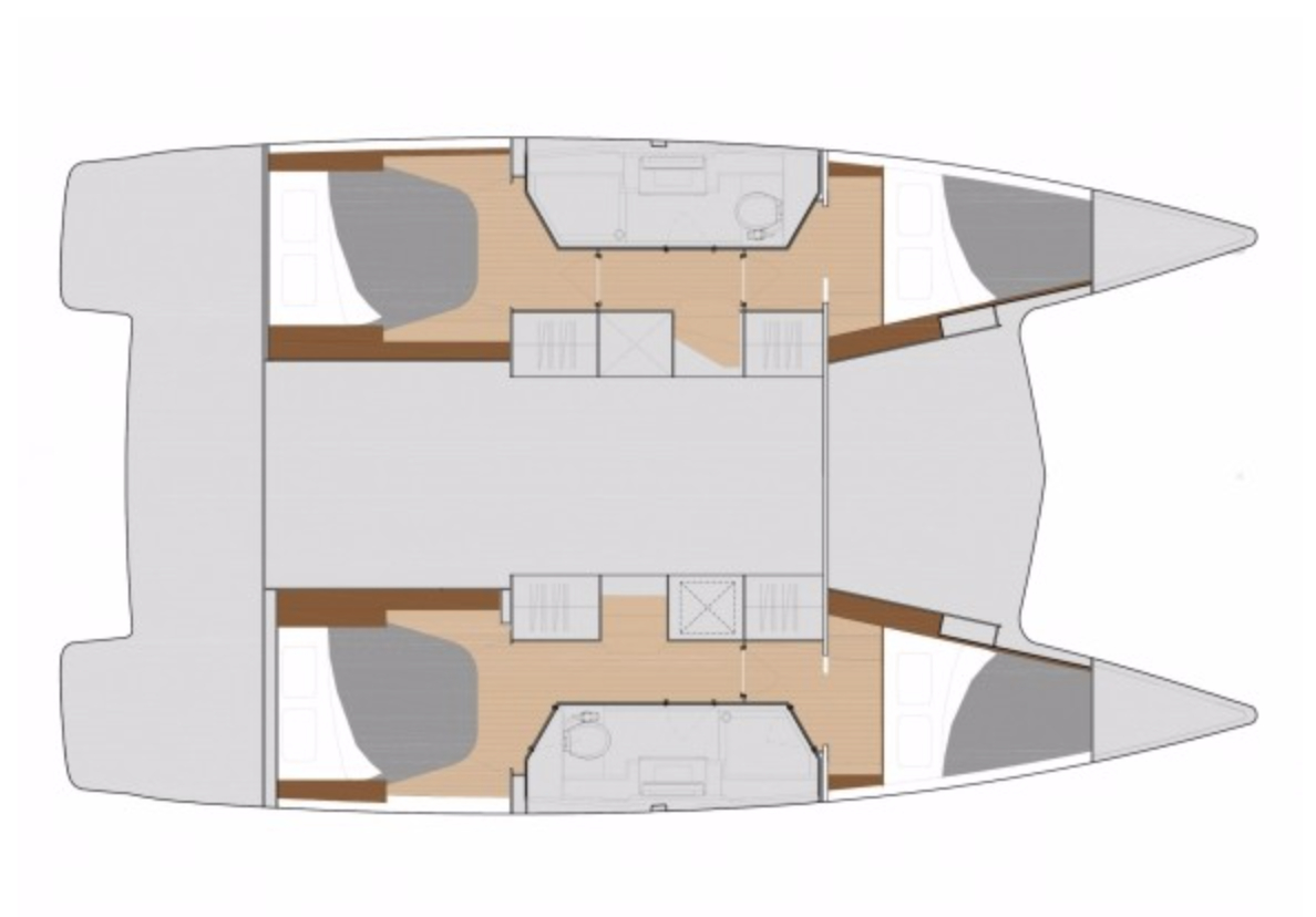 Bareboat Catamaran Fountaine Pajot Lucia 40 photo 6