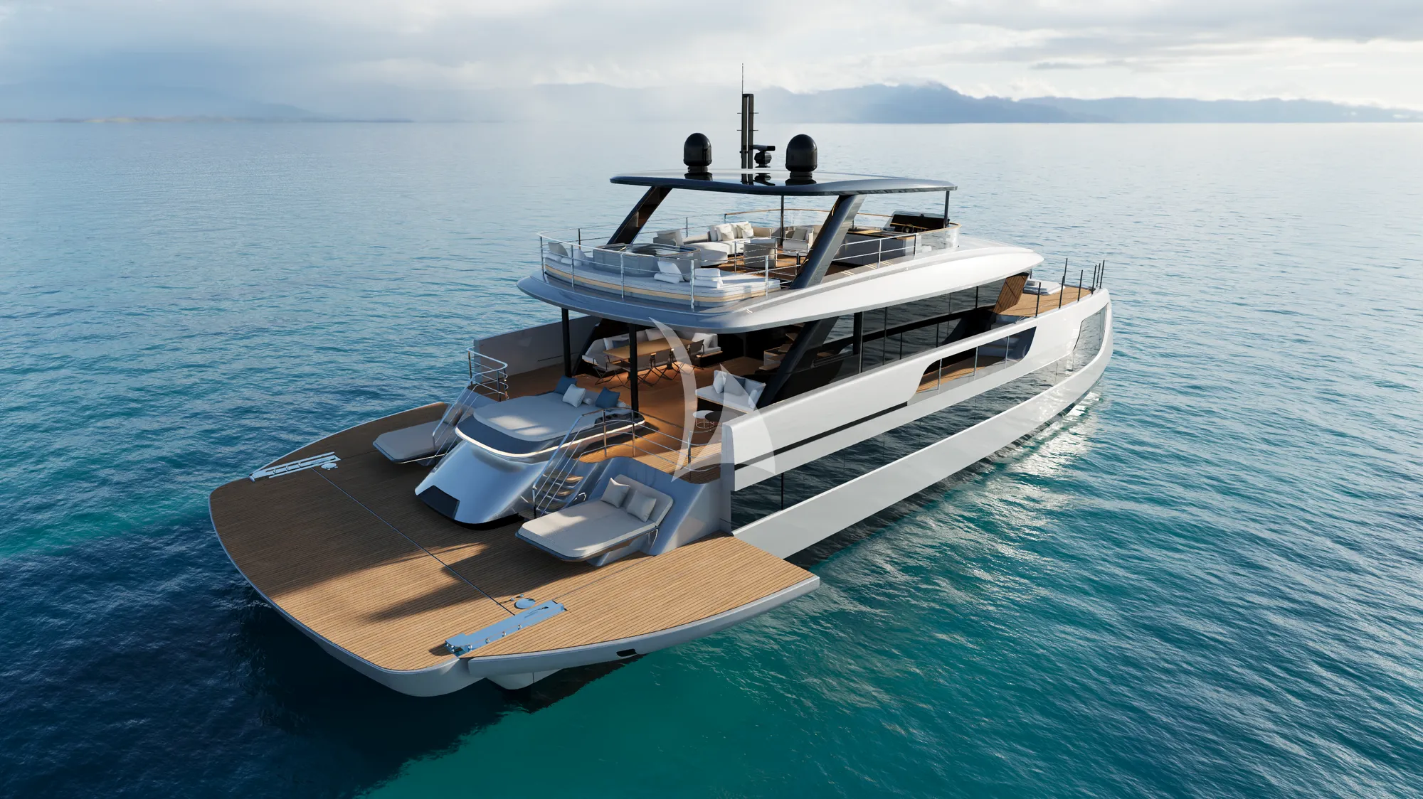 Crewed Power Catamaran MIIA photo 3