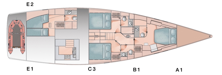 Bareboat Sailing Yacht Moody 62DS photo 6