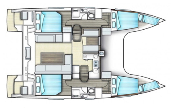 Bareboat Catamaran Nautitech Open 40 2016