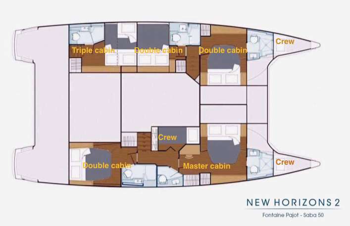 Luxury Crewed Catamaran NEW HORIZONS 2 photo 3